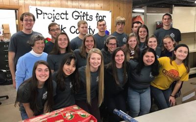 Video: ECC students help sort and wrap presents for Project Gifts for Elk County