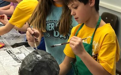 Fifth grade students “explore” our solar system