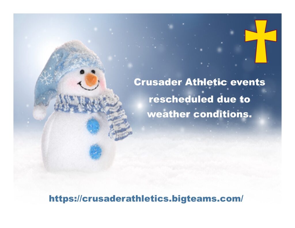 Crusader Athletic Games Rescheduled