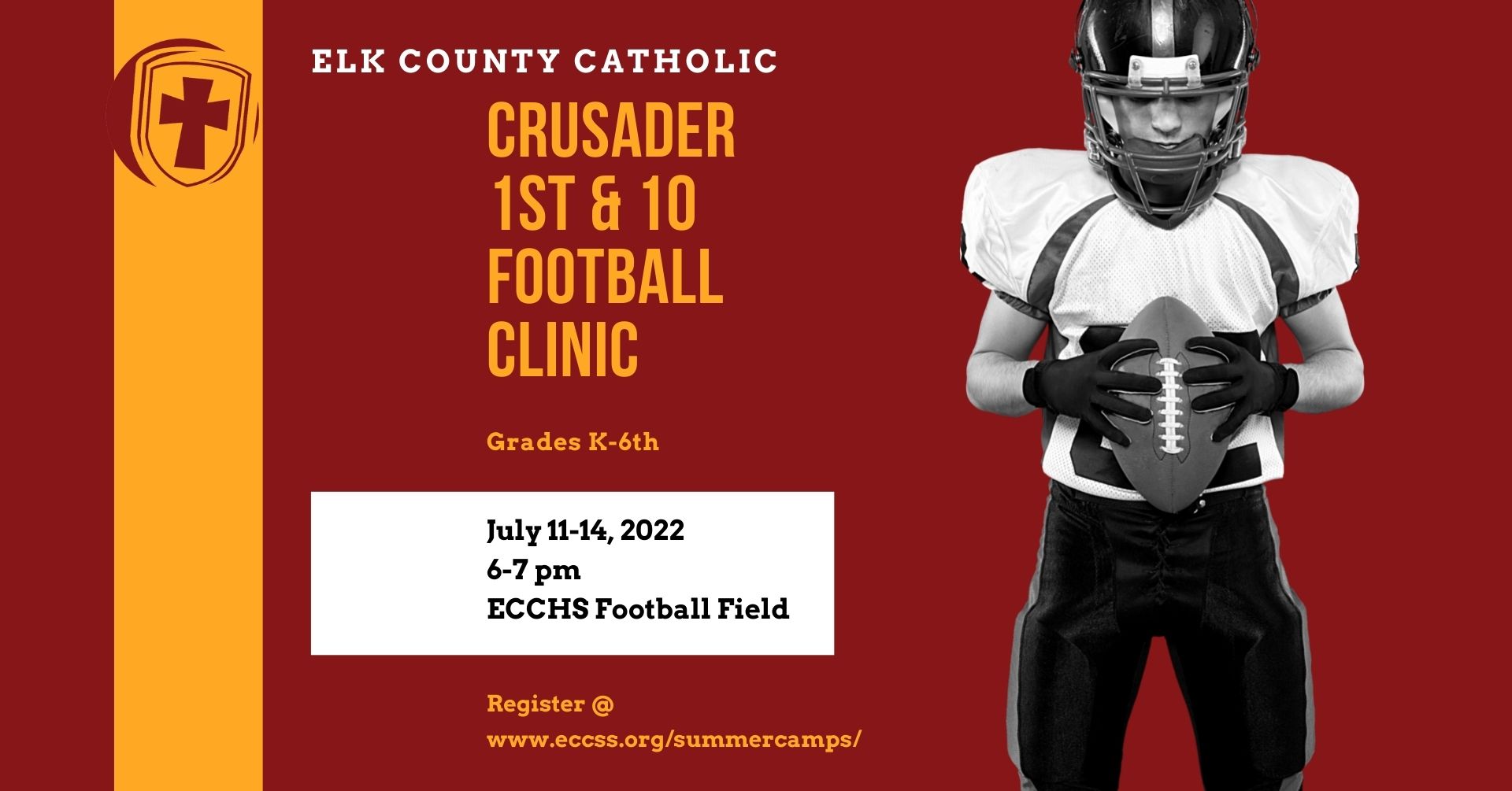 Crusader 1st & 10 Football Clinic Elk County Catholic School System