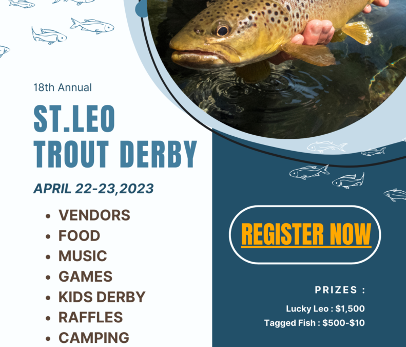 St. Leo Trout Derby Reminder
