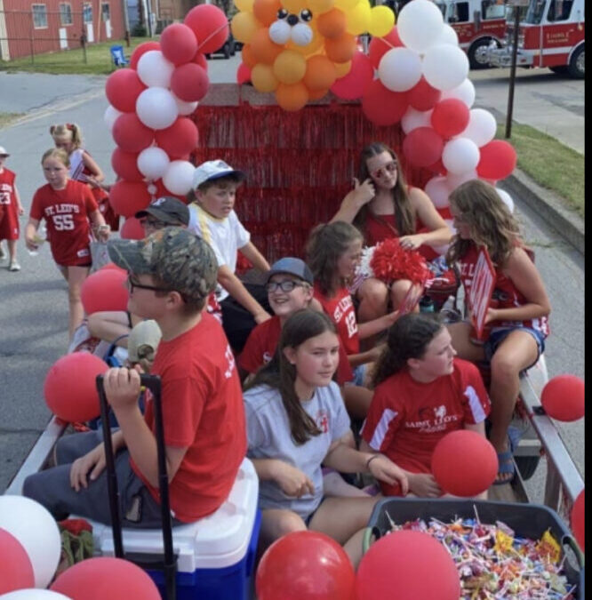 St. Leo School Parade Float
