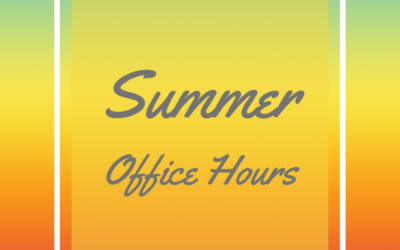 Summer Office Hours