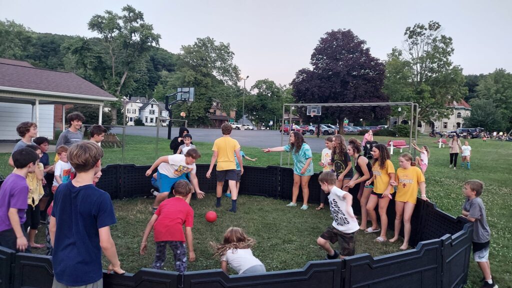 New GaGa Pit at St. Leo School