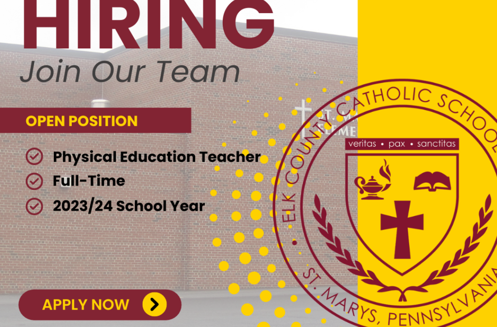 Now Hiring PE Teacher