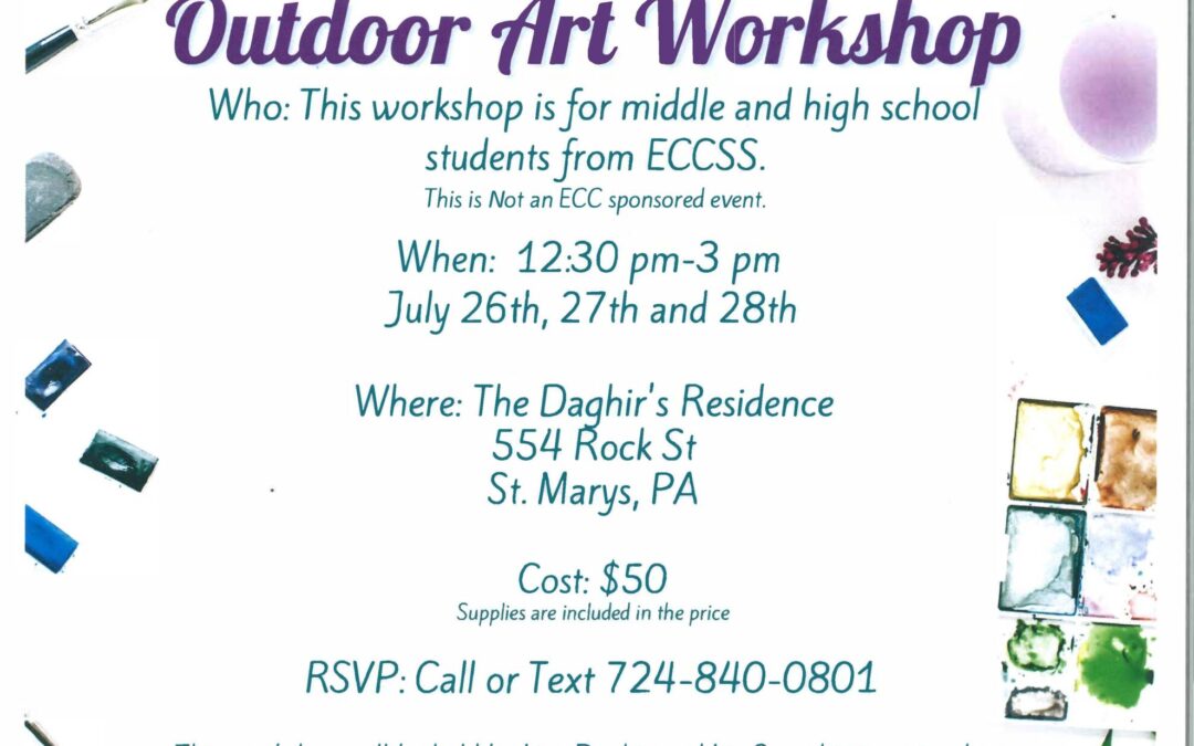 3-Day Watercolor/Acrylic Outdoor Art Workhop