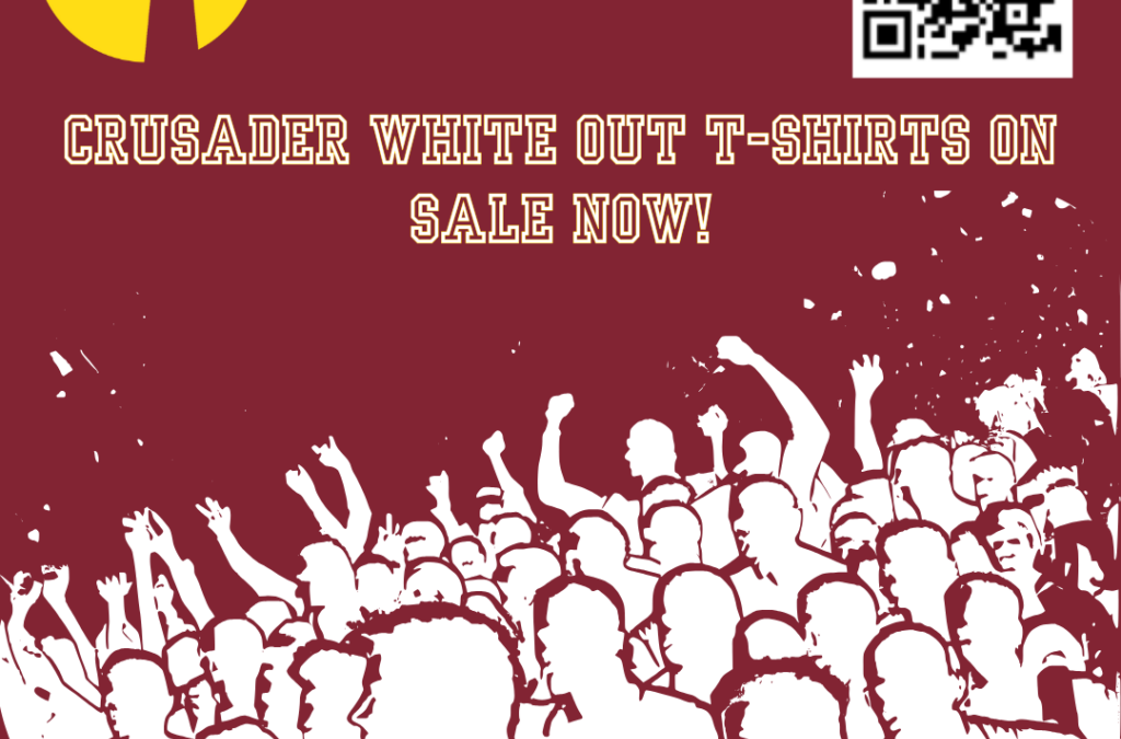 Crusader White Out Game T-Shirts On Sale Now