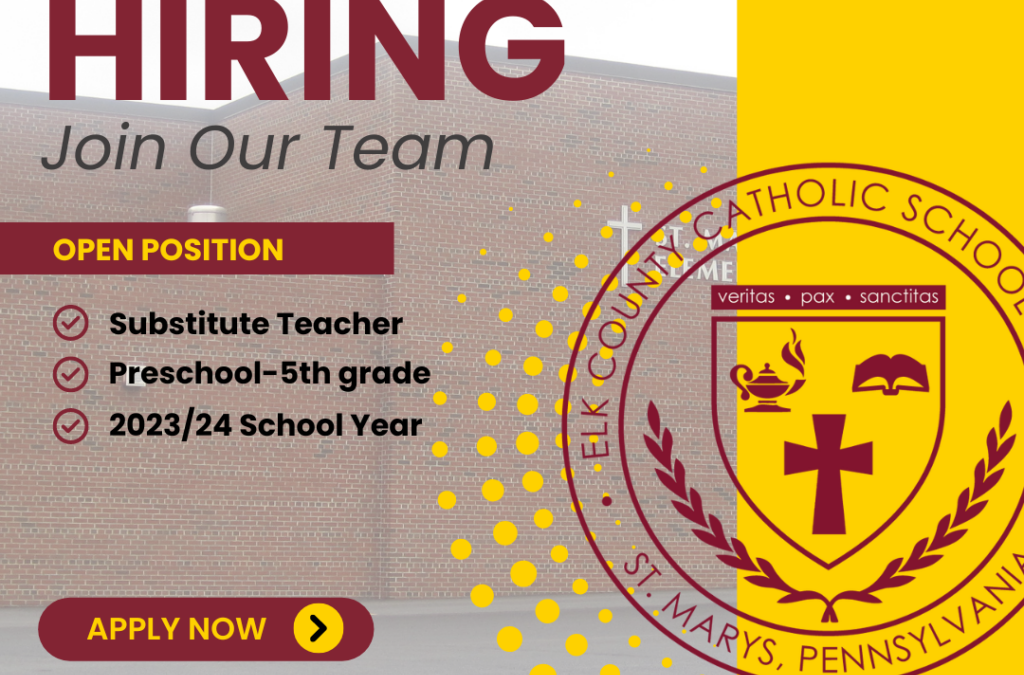 Substitute Teachers Needed