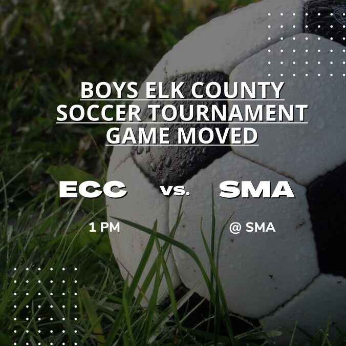 Boys Soccer Game Moved