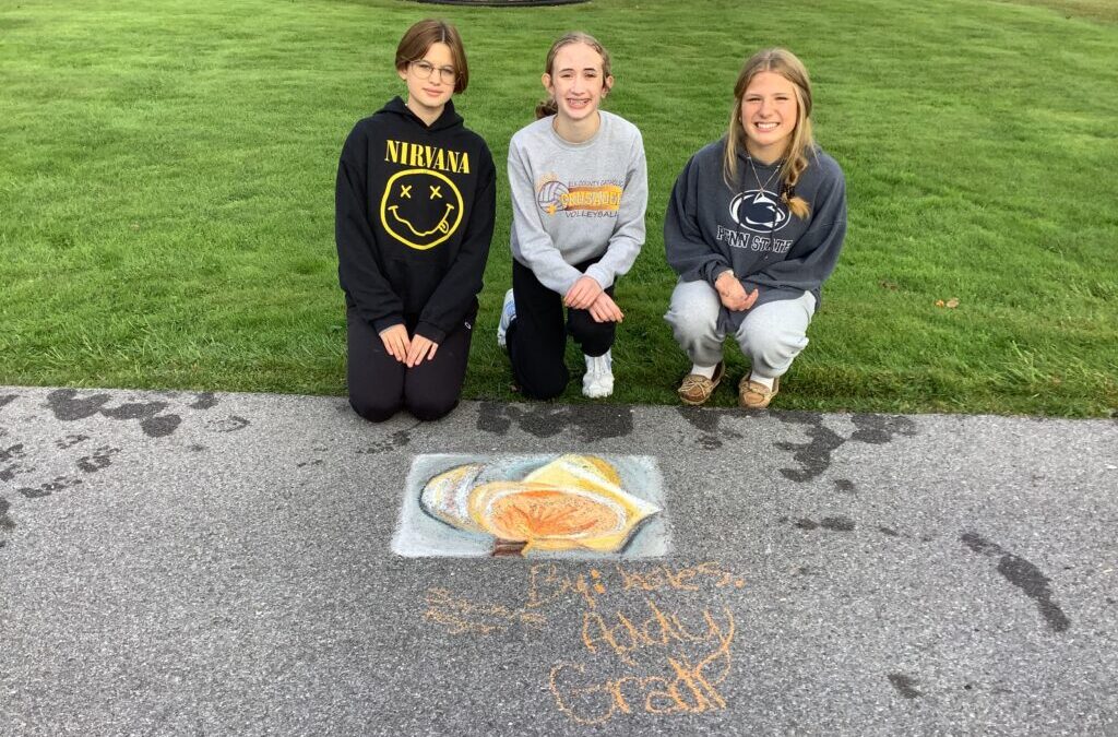 8th Grade Chalk Art