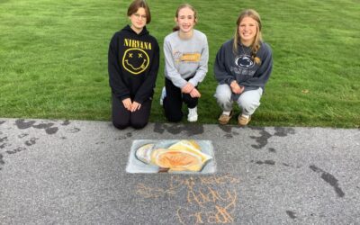 8th Grade Chalk Art