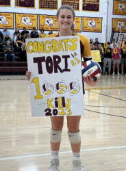Congratulations Tori!