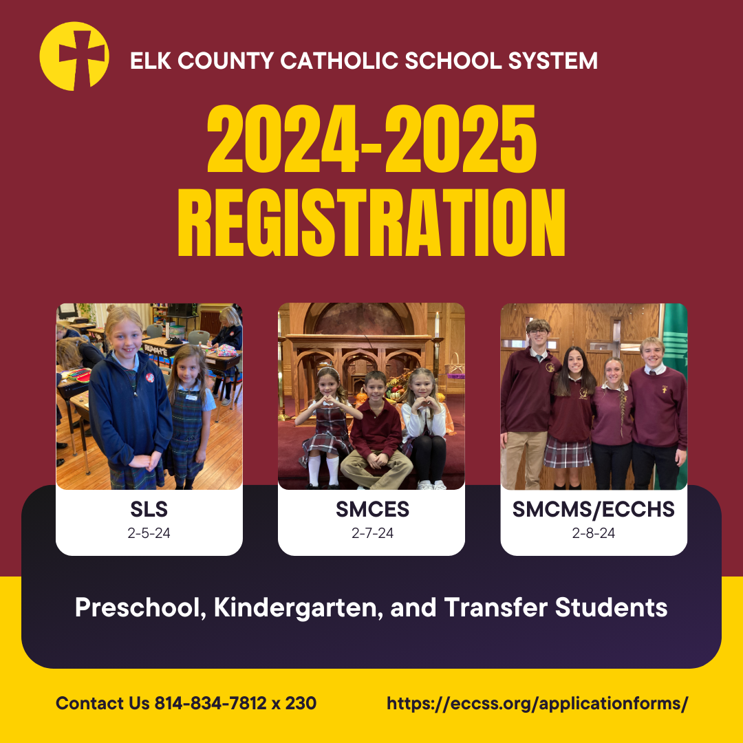 20242025 Registration Elk County Catholic School System