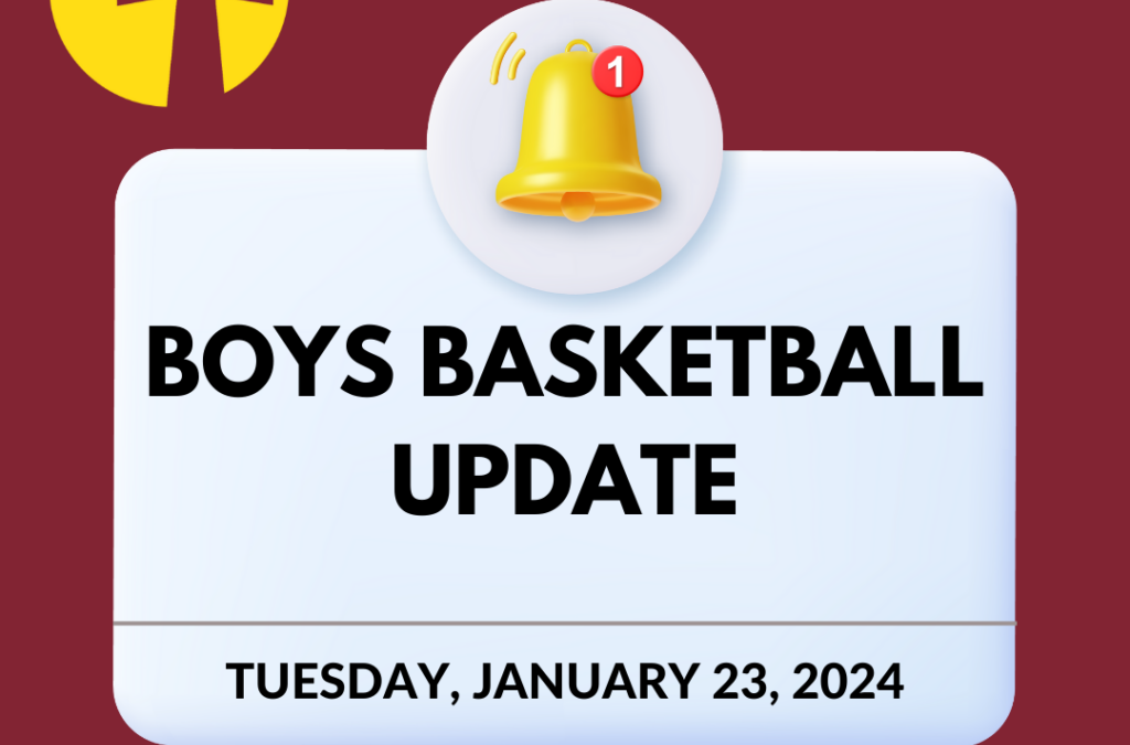 Boy’s 1/23/24 Basketball Games Canceled