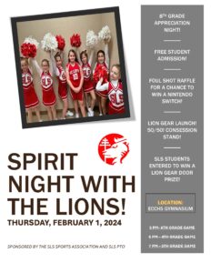 Spirit Night with the Lions