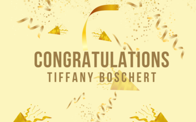 Congratulations Tiffany!