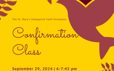 Confirmation Class 9/29/24