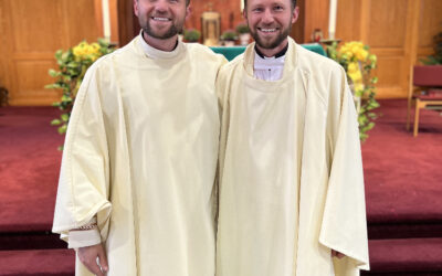 Fr. Ben and Fr. Luke Celebrate Mass at SMCES