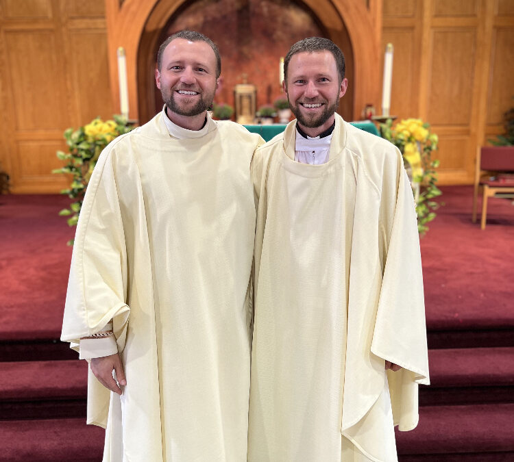 Fr. Ben and Fr. Luke Celebrate Mass at SMCES