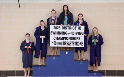 Congratulations Swim District Medalist