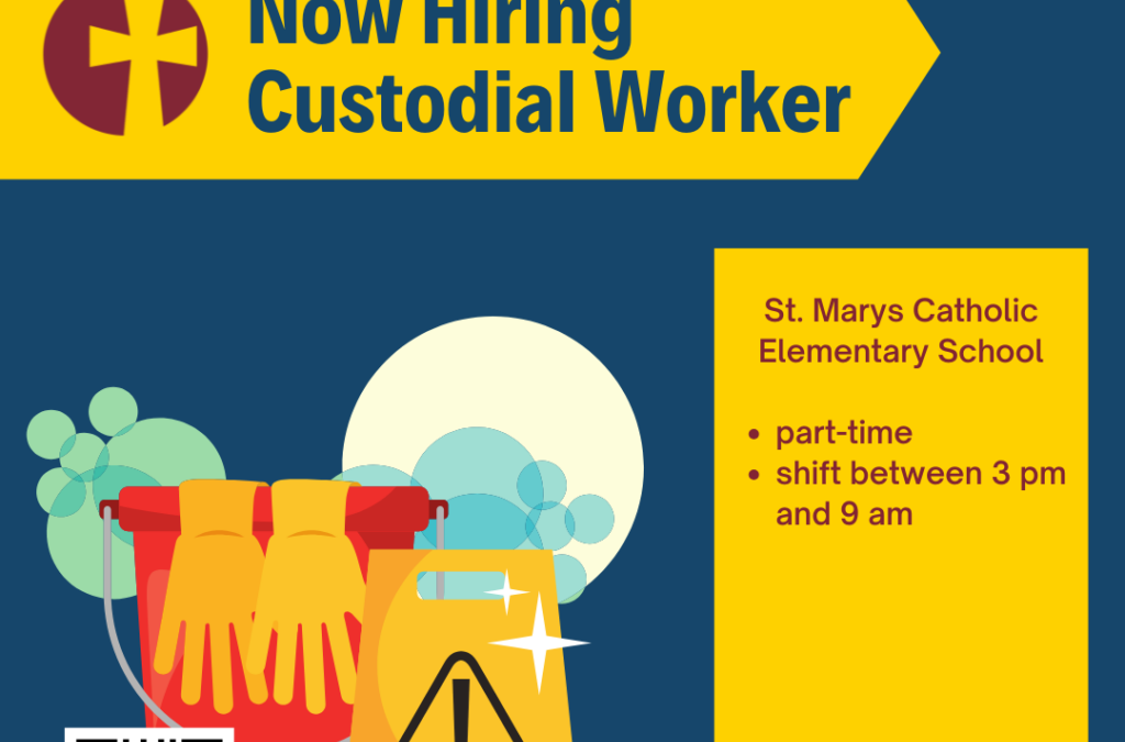 Now Hiring: PT Custodial Worker