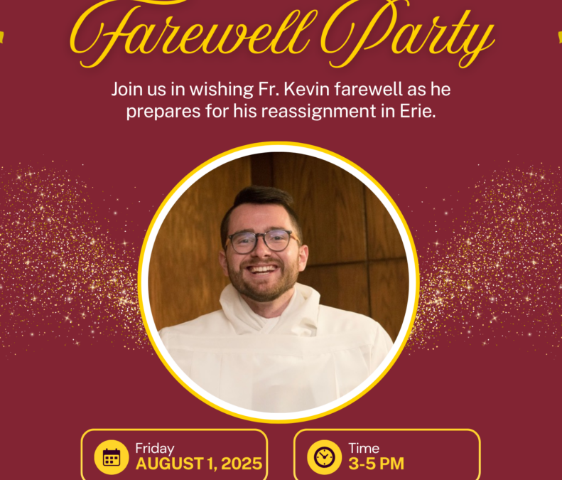 Farewell Party for Fr. Kevin