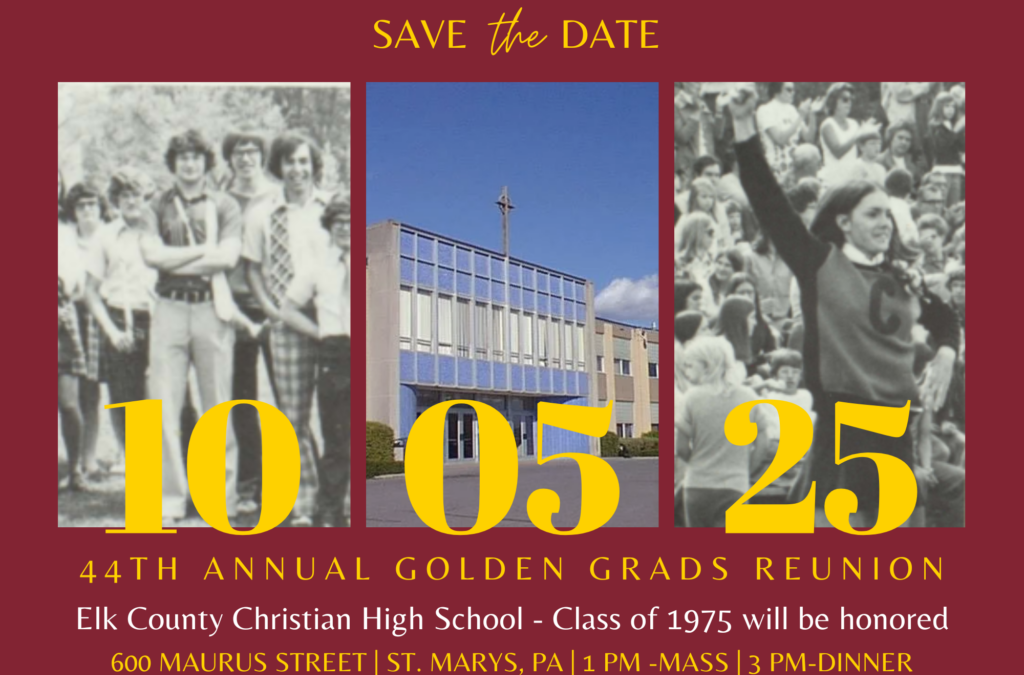 Golden Grads Reunion RSVP due 9/26/25