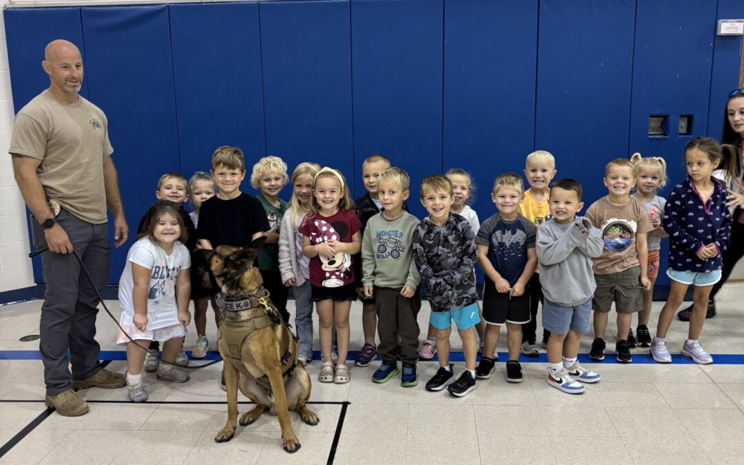 Chief Shaffer and Draco Visit SMCES