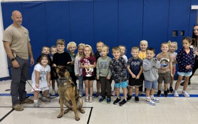 Chief Shaffer and Draco Visit SMCES