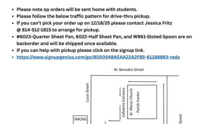 RADA Catalog Order Pickup Today, December 18