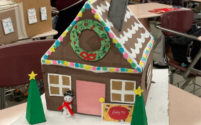 Geometric Gingerbread Houses