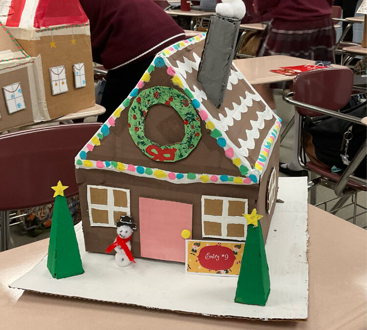 Geometric Gingerbread Houses