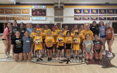 Future Crusaders Hit the Court at Little Spikers Volleyball Camp